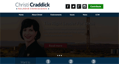 Desktop Screenshot of christicraddick.com